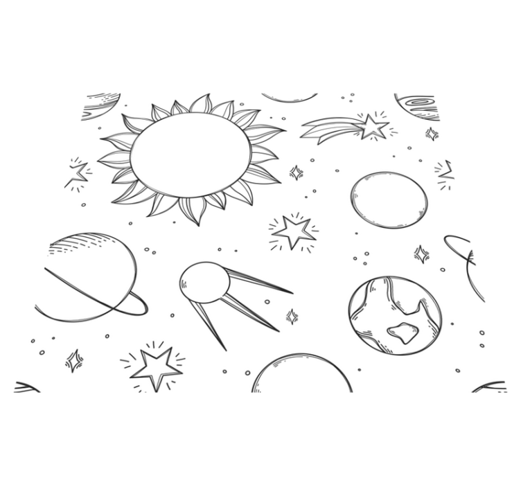 Vinyl teppich schlafzimmer kinderzimmer raumgestaltung - TenStickers