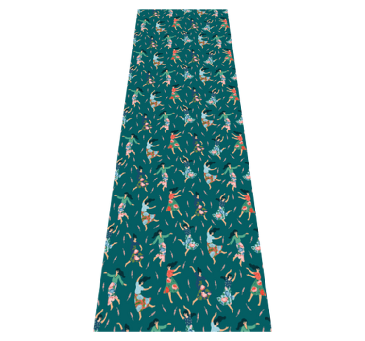 Vinyl teppich schlafzimmer mit tanzenden frauen - TenStickers