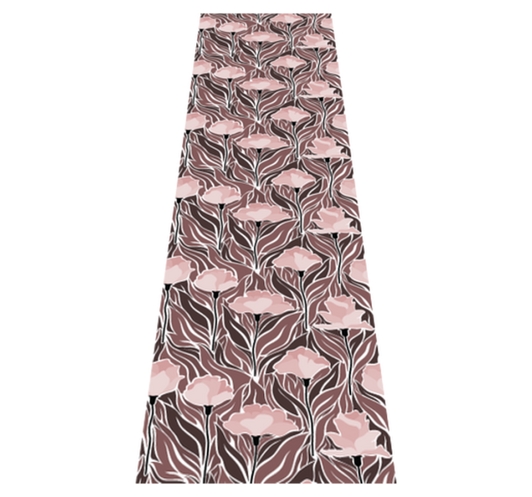 Vinyl teppich schlafzimmer im vintage abstrakten muster - TenStickers