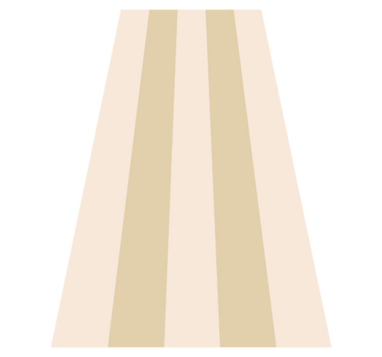 Vinyl teppich schlafzimmer in beigetönen - TenStickers