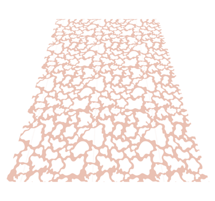 Vinylteppich Animal Print strukturiertes rosa - TenStickers