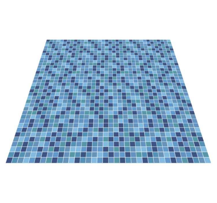Vinyl Teppich geometrisch geometrische Mosaik-Textilien - TenStickers