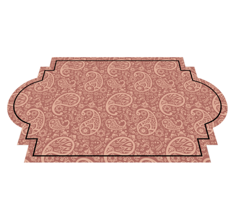 Vinylteppich Paisley Paisley-muster - TenStickers