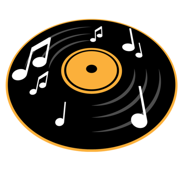 Vinylteppich Jugendliche Musiknoten - TenStickers