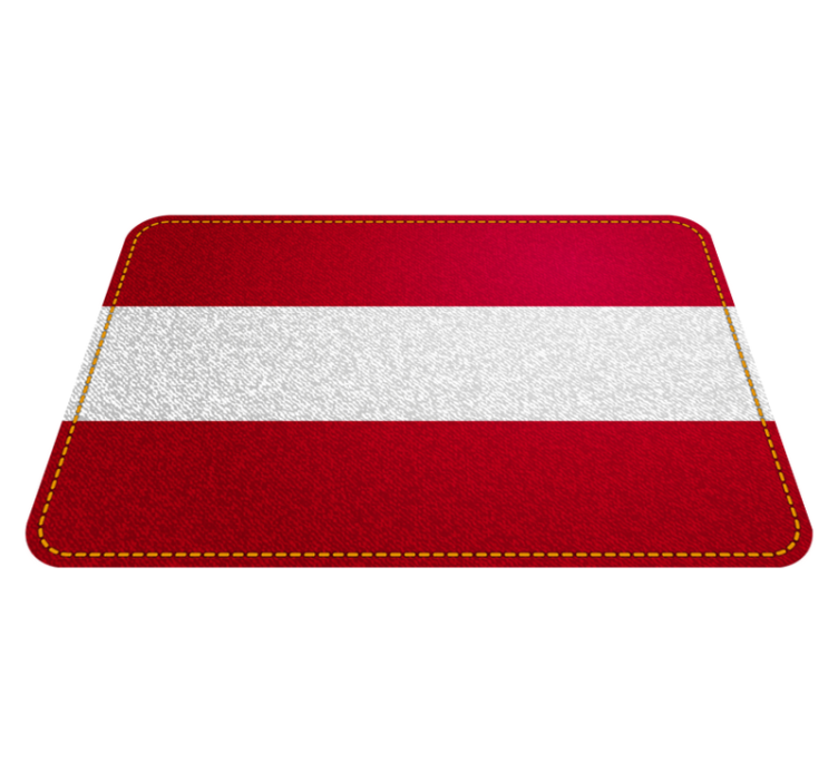 Vinylteppich Wohnzimmer Österreich flagge - TenStickers