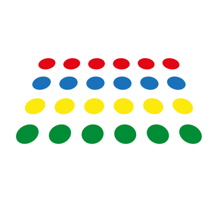 Vinylteppich spiele Vinyl teppich twister - TenStickers