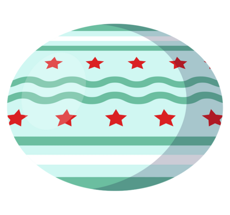 Vinyl Teppich Sterne wasserstern-motiv - TenStickers