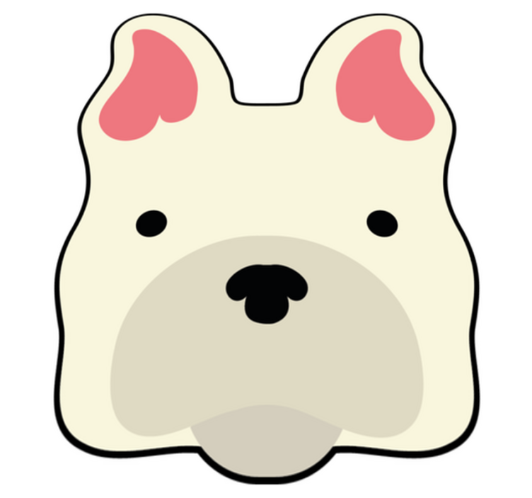 Vinylteppich Tiere Hund nach Hause - TenStickers