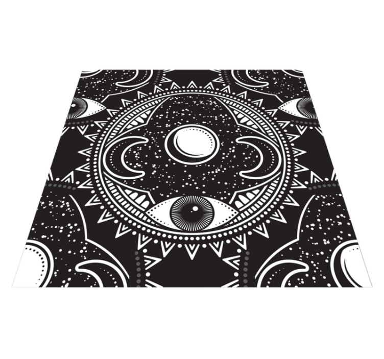 Vinyl Teppich Mandala himmlisches mandala-muster - TenStickers