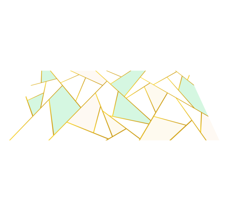 Vinylteppich Mosaik Tinte kupfer gold - TenStickers