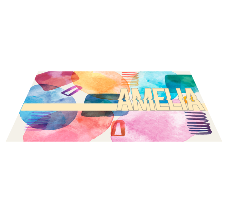 Vinyl Teppich mit Namen benutzerdefinierter name - TenStickers