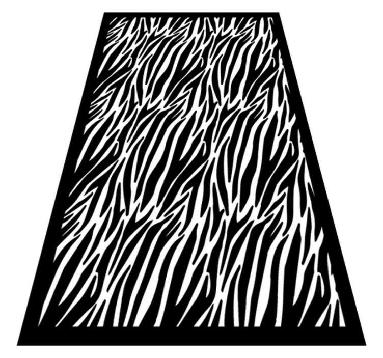 Vinylteppich Animal Print Zebra-effekt - TenStickers
