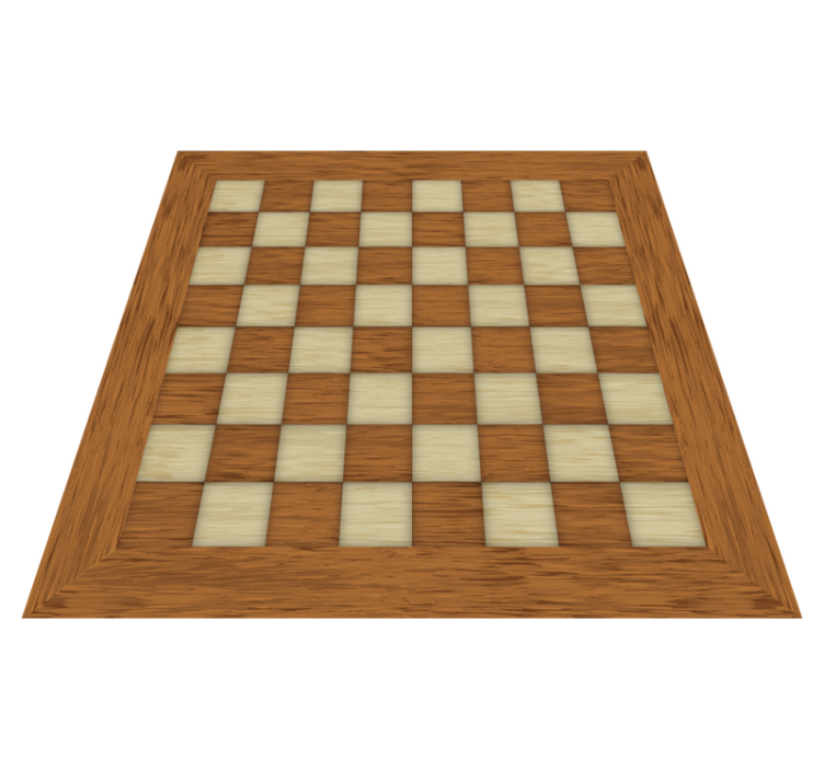 Vinyl Teppich Bad schachbrett - TenStickers