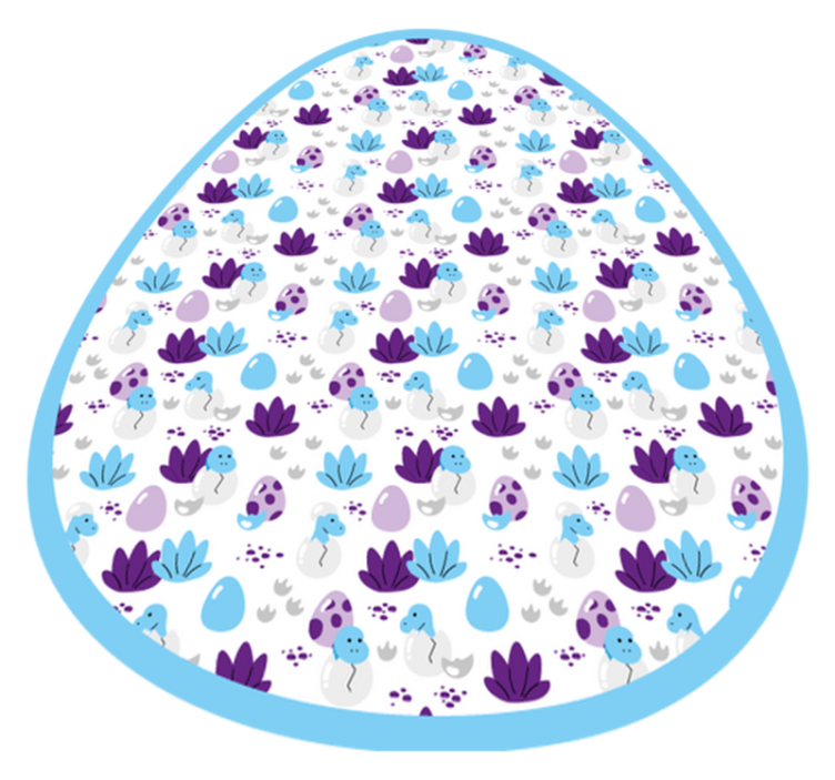 Vinyl Teppich Kinder skurriles kreaturenmotiv - TenStickers