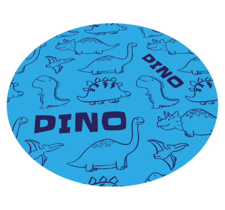 Vinyl Teppich kindlich dinosaurier-themen - TenStickers