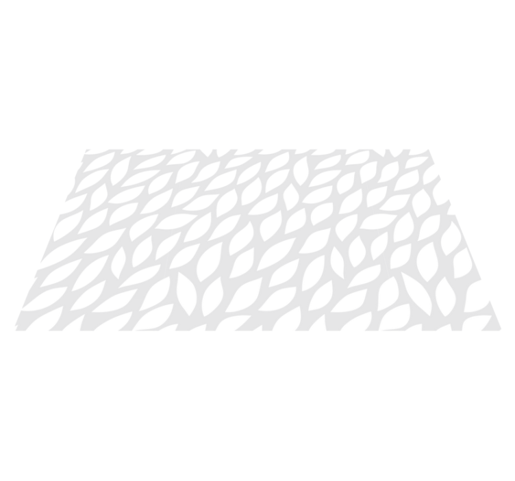 Vinylteppich modern Weißes blattmuster - TenStickers