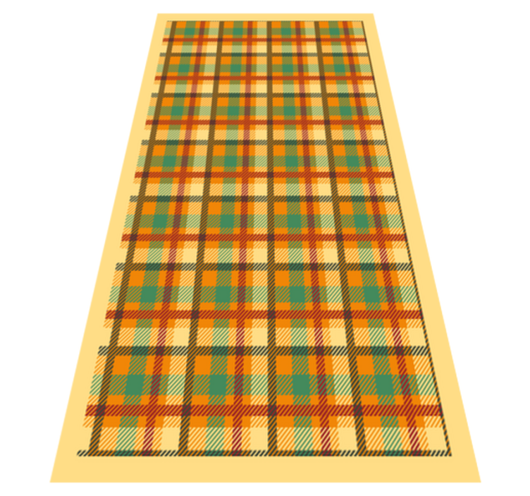 Vinylteppich Streifen tartan-karomuster - TenStickers