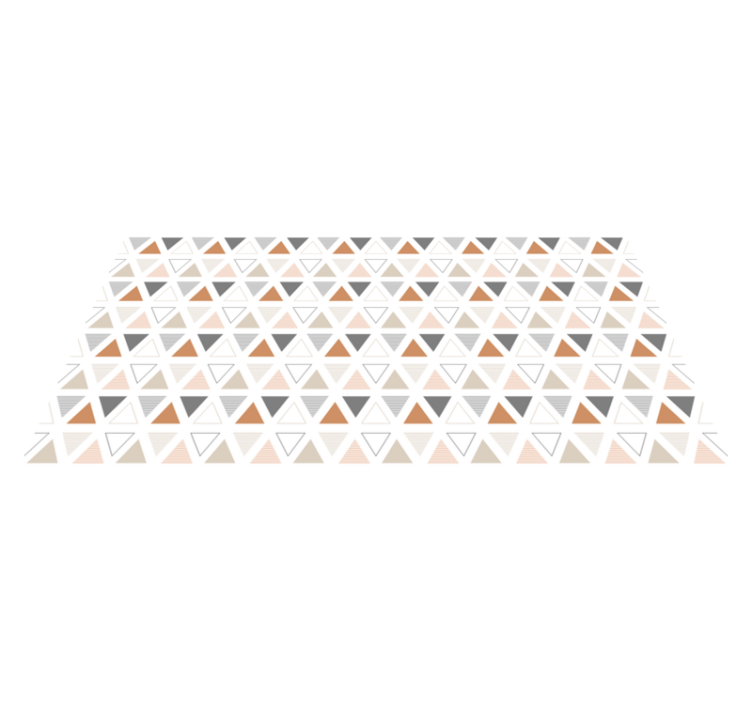 Vinyl Teppich geometrisch dreieckiges musterdesign - TenStickers