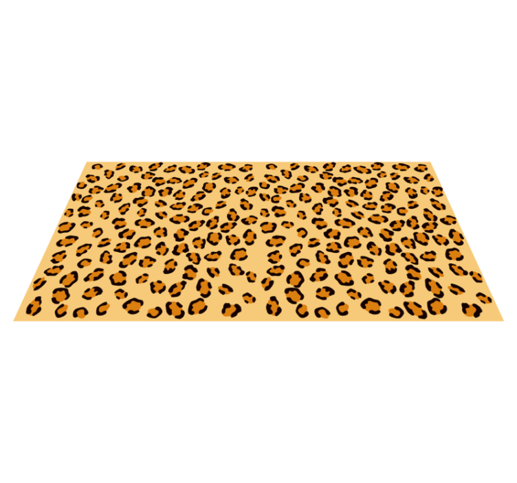 Vinyl Teppich Tiermuster leopardenflecken - TenStickers