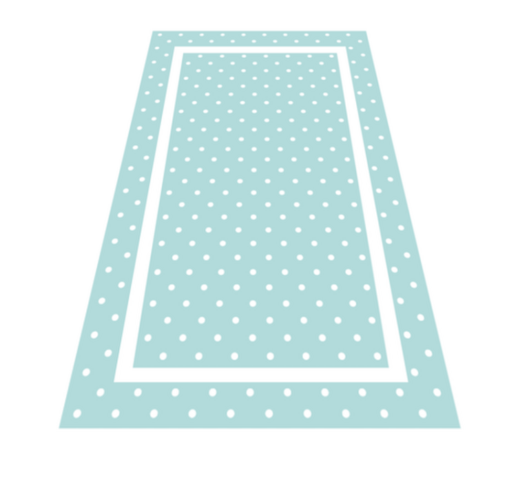 Vinyl Teppich Schlafzimmer polka dot einfachheit - TenStickers