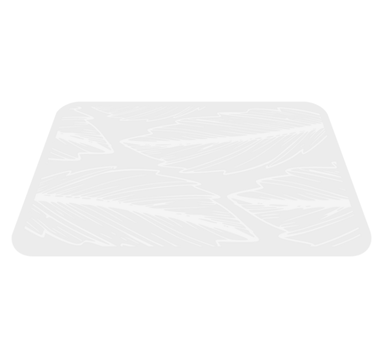 Vinyl Teppich Natur federabdruckmuster - TenStickers