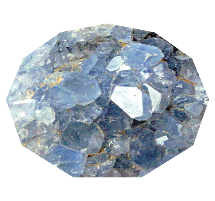 Vinyl Teppich Imitation Struktur gletscherkristallmuster - TenStickers