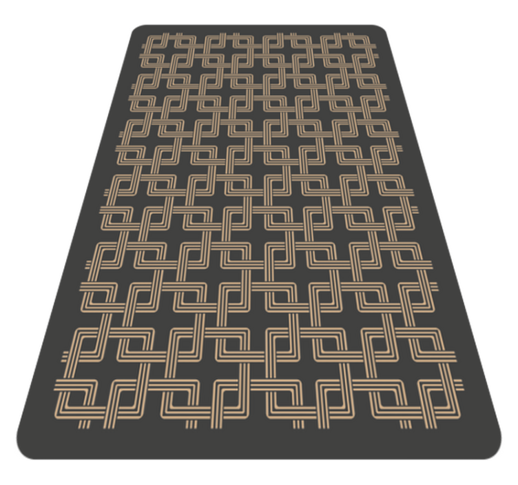 Vinylteppich Mosaik elegante linienmuster - TenStickers