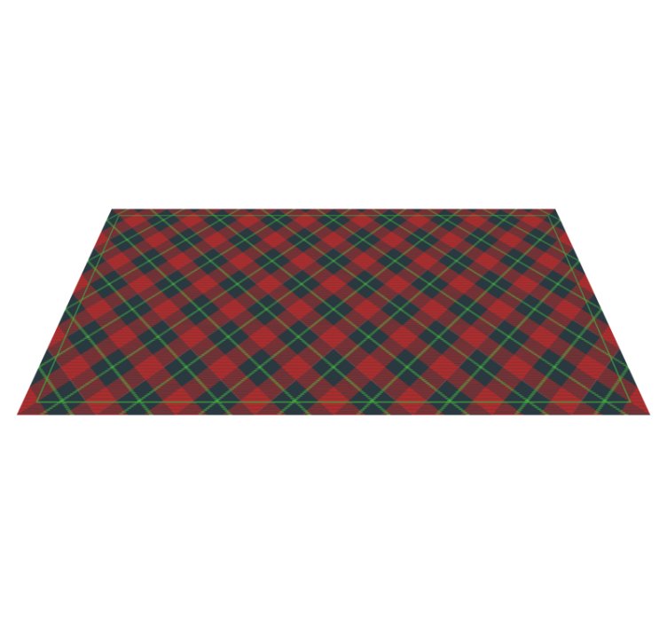 Vinylteppich Vintage Schottischer tartan - TenStickers
