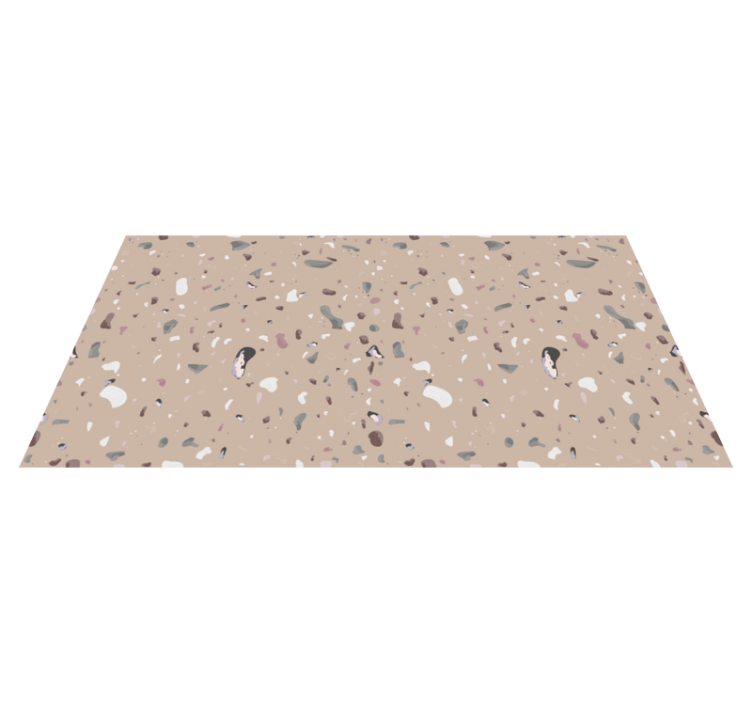 Vinyl Teppich Textur terrazzo beeinflusst - TenStickers