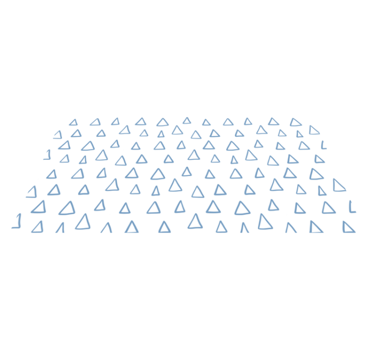 Vinyl Teppich geometrisch dreieck-musterdesign - TenStickers