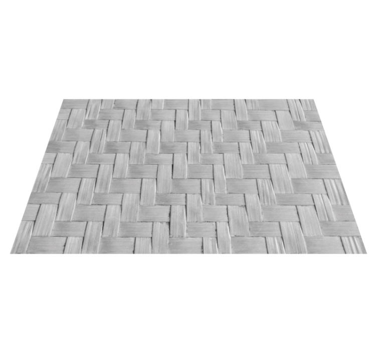 Vinyl Teppich Wohnzimmer gewebte graue textur - TenStickers
