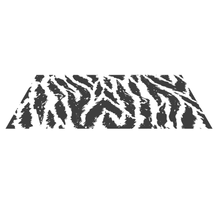 Vinyl Teppich Tiermuster zebrastreifen-konzept - TenStickers