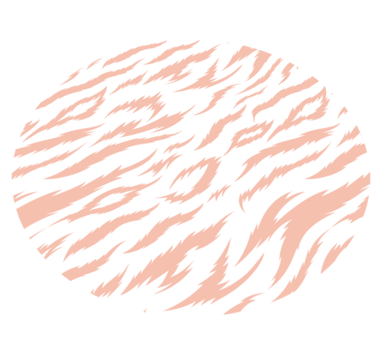 Vinyl Teppich Tiermuster tigerstreifenmotiv - TenStickers