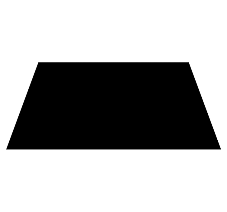 Vinyl Teppich Wohnzimmer elegante schwarze oberfläche - TenStickers