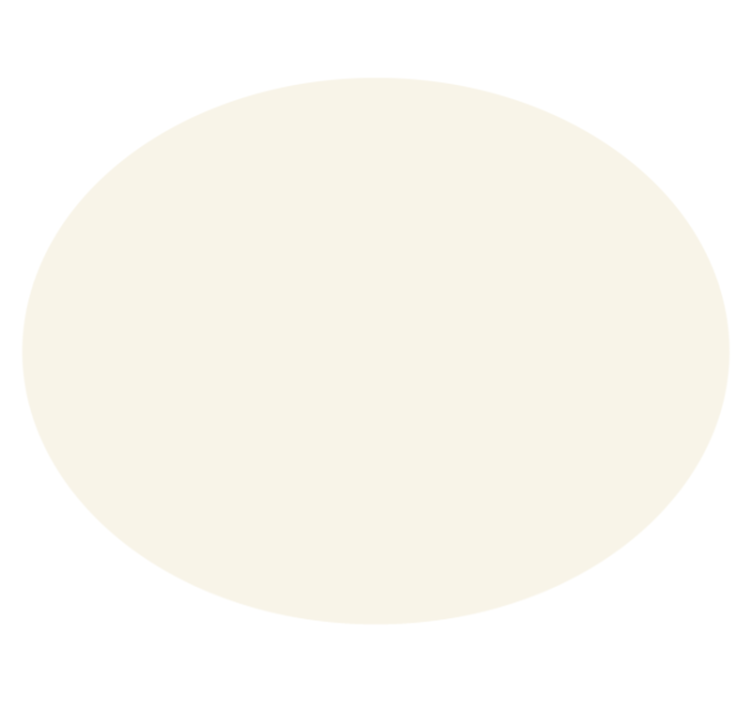 Vinyl Teppich rund weiche creme - TenStickers