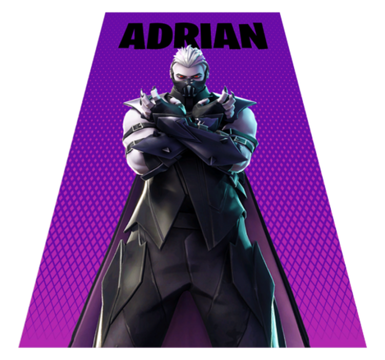 Vinyl Teppich Jugendzimmer anpassbarer spielname - TenStickers