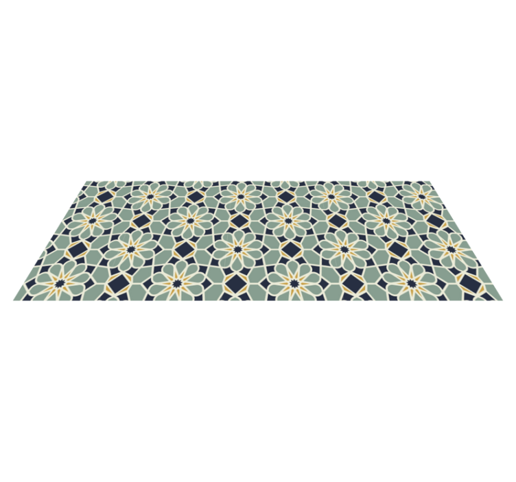 Vinylteppich Mosaik anspruchsvolles geometrisches motiv - TenStickers