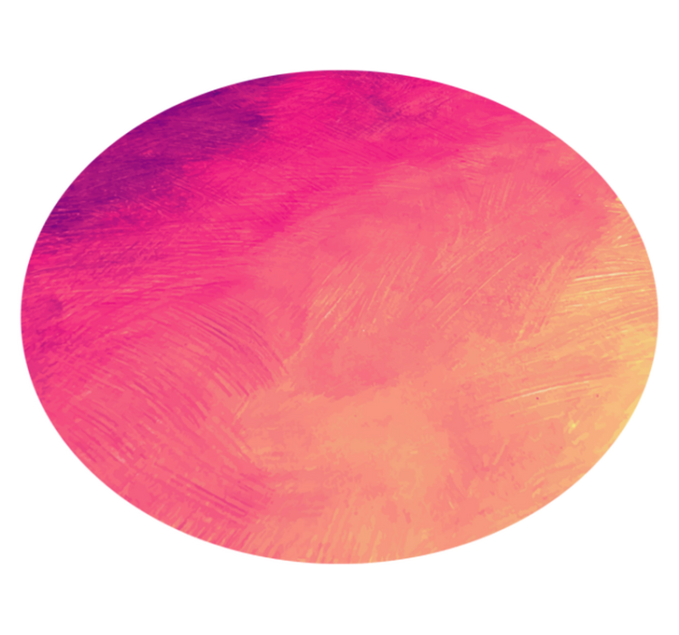 Vinyl teppich schlafzimmer mit farbverlauf kreisdesign - TenStickers