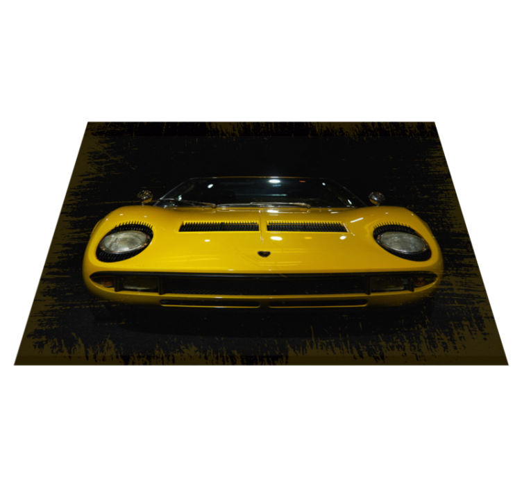 Vinylteppich Vintage Lamborghini-miura - TenStickers