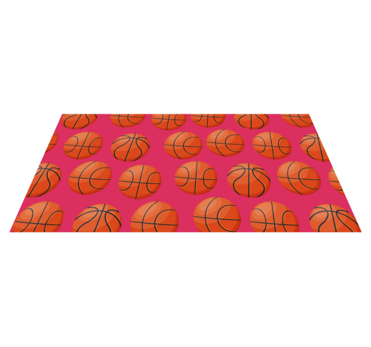 Vinyl Teppich kindlich basketball-motiv - TenStickers