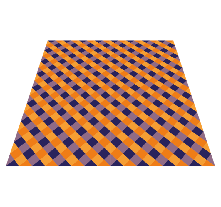 Vinylteppich Streifen diagonale farbblöcke - TenStickers