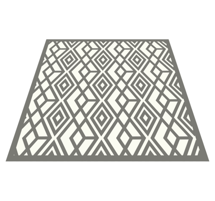 Vinyl Teppich geometrisch diamant-emblem - TenStickers