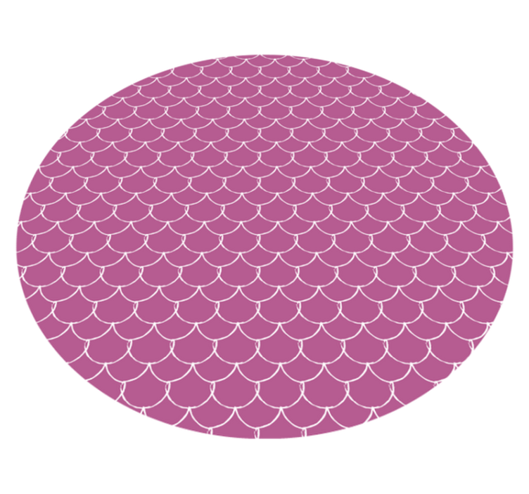 Vinyl Teppich Textur rosa jakobsmuschelmuster - TenStickers