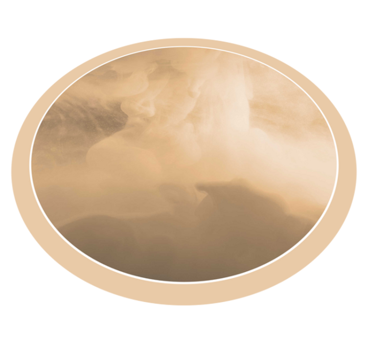 Vinyl teppich bad sanfte creme wellen - TenStickers