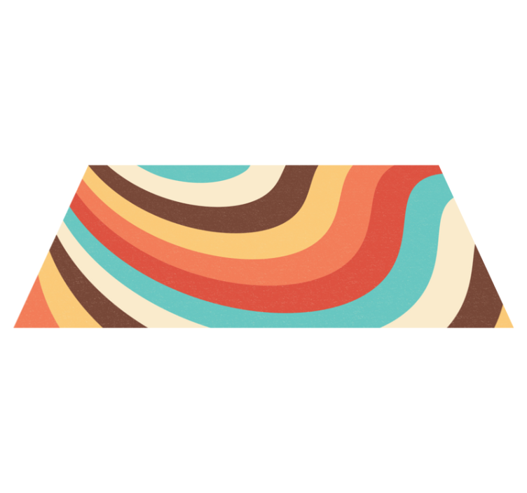 Vinylteppich Schlafzimmer Welliger Hintergrund - TenStickers