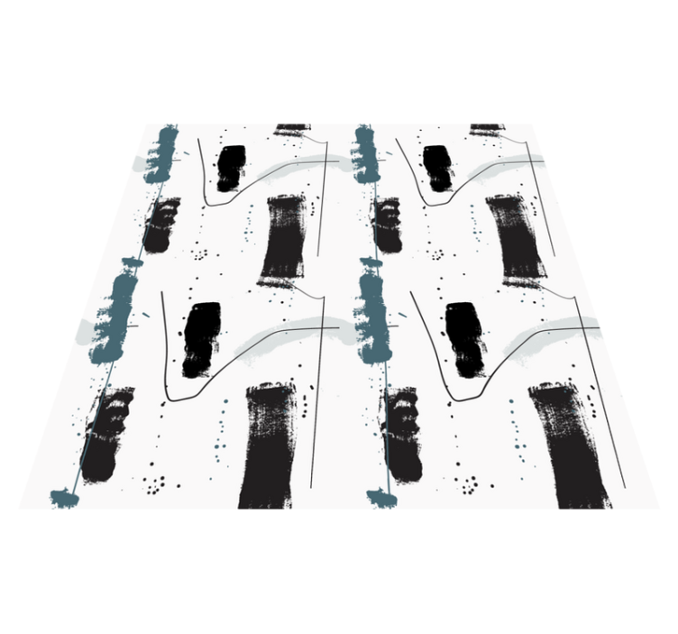 Vinyl Teppich minimalistisch lineare abstrakte formen - TenStickers