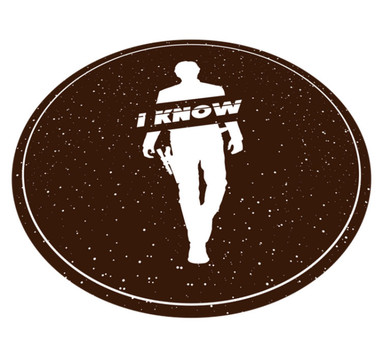 Vinyl teppich minimalistisch mit klarer silhouette - TenStickers