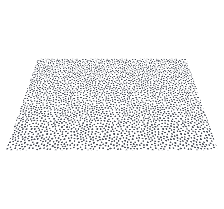 Vinyl Teppich kindlich schwarzes punktmotiv - TenStickers