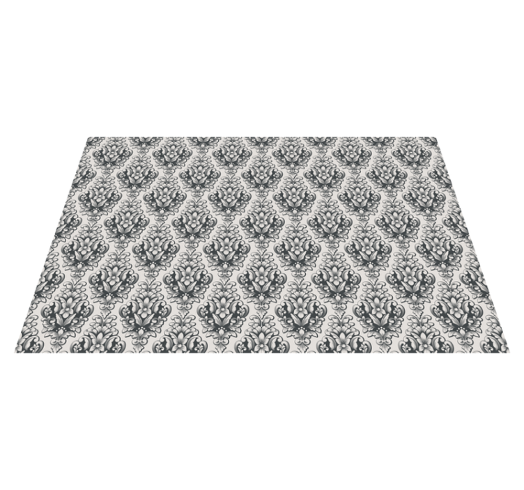 Vinyl Teppich Vintage barockes fliesenmuster - TenStickers