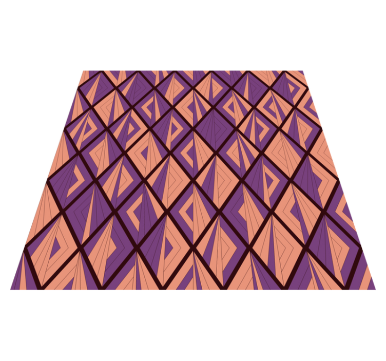 Vinyl Teppich geometrisch geometrisches muster harmonie - TenStickers